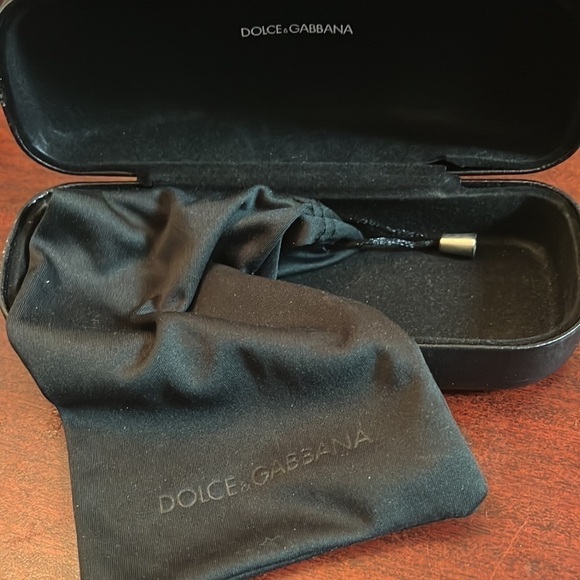 Dolce GABBANA eyeglass sunglass case black - Picture 2 of 4